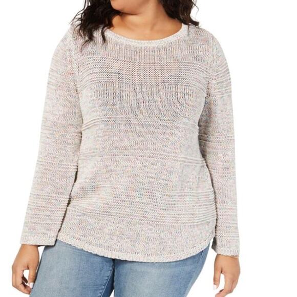 Style & Co. Womens Confetti Pullover Sweater-2X - Picture 1 of 2
